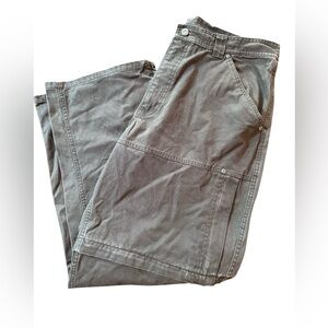 Sorel Men's Dark Gray Convertible Cargo Pants size 38 100% cotton